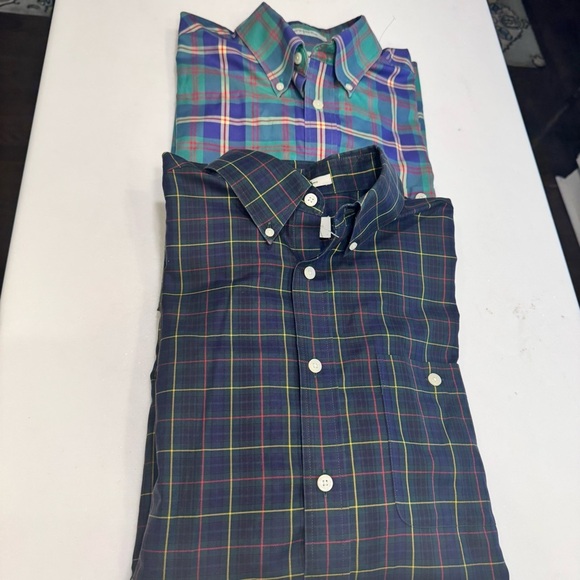 Orvis Men’s LOT OF 2 Long Sleeve Button Down Plaid Shirts Size Large - Picture 9 of 14